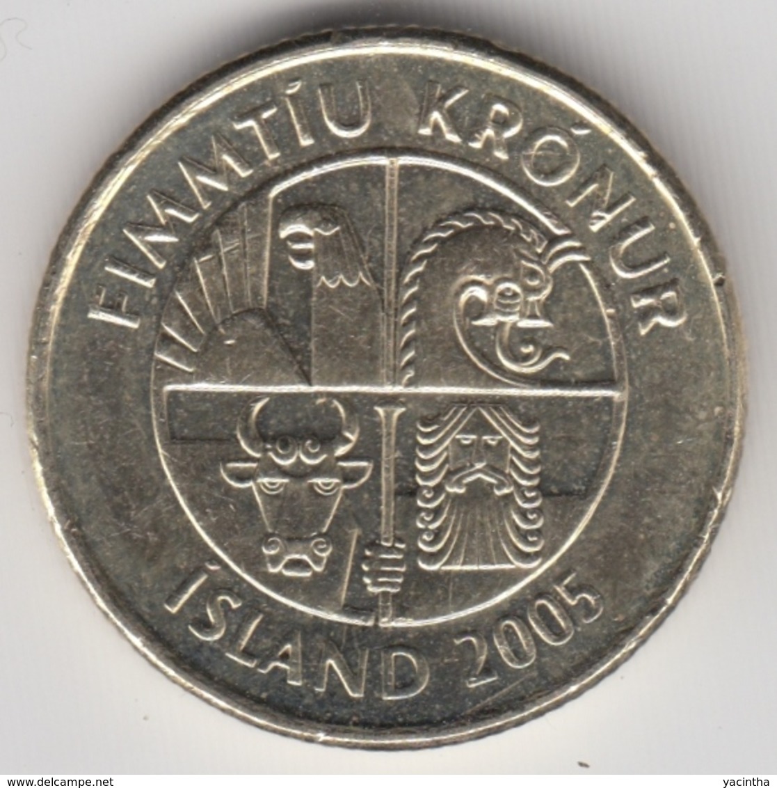 @Y@  IJSLAND  / ISLAND  50 Kroner   2005    (1422) - Islande