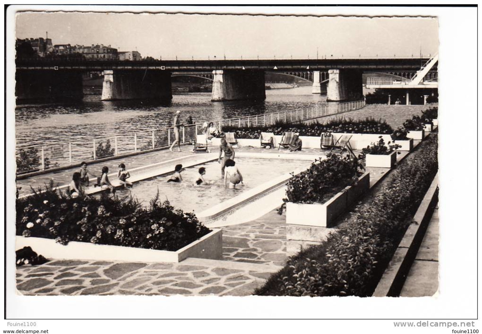 Carte De Levallois Perret  La Piscine ( Format C.P.A )  ( Recto Verso ) - Levallois Perret