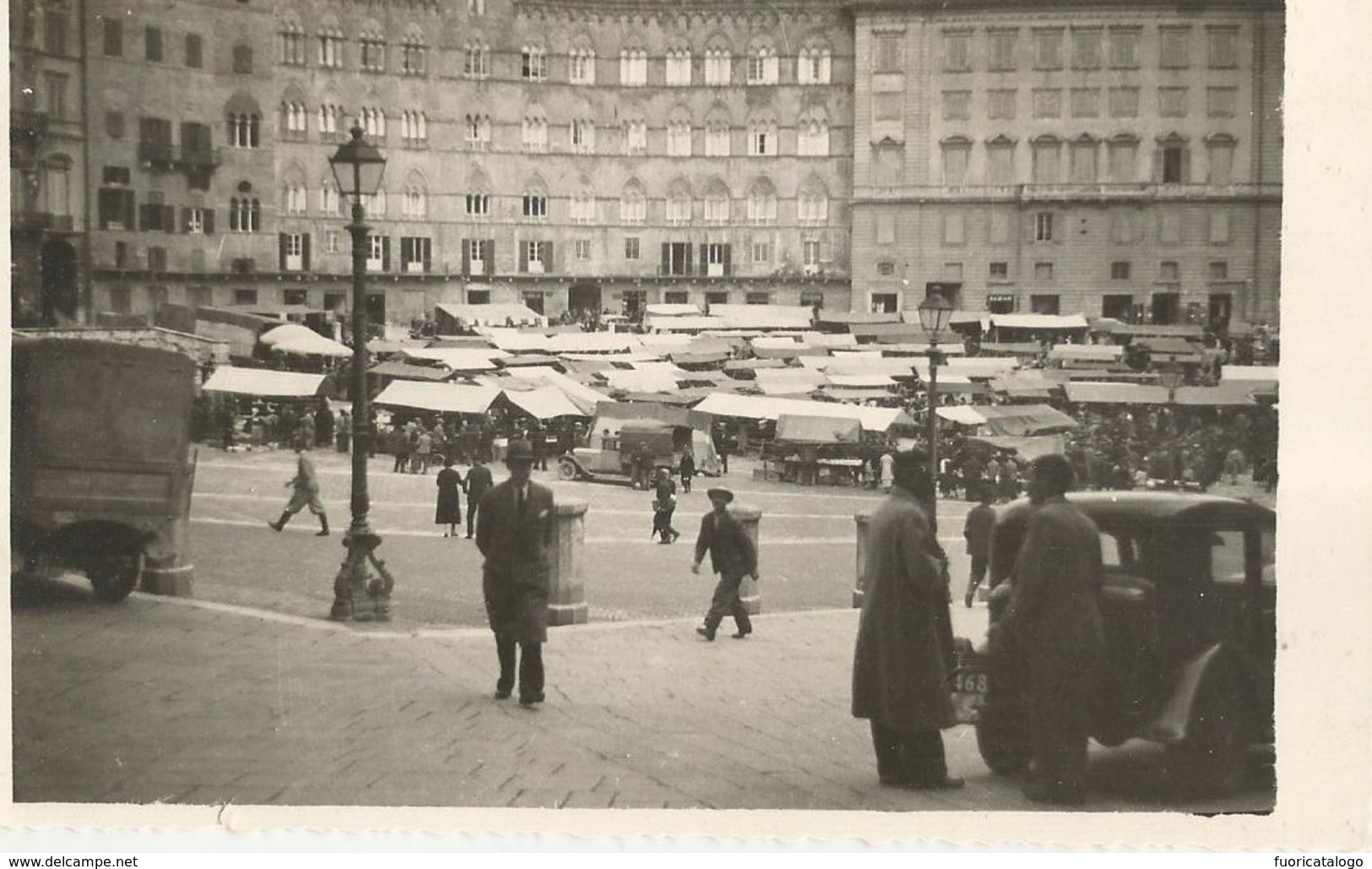 SIENA FOTOCARTOLINA DEL MERCATO ANNO 1936-FP - Siena