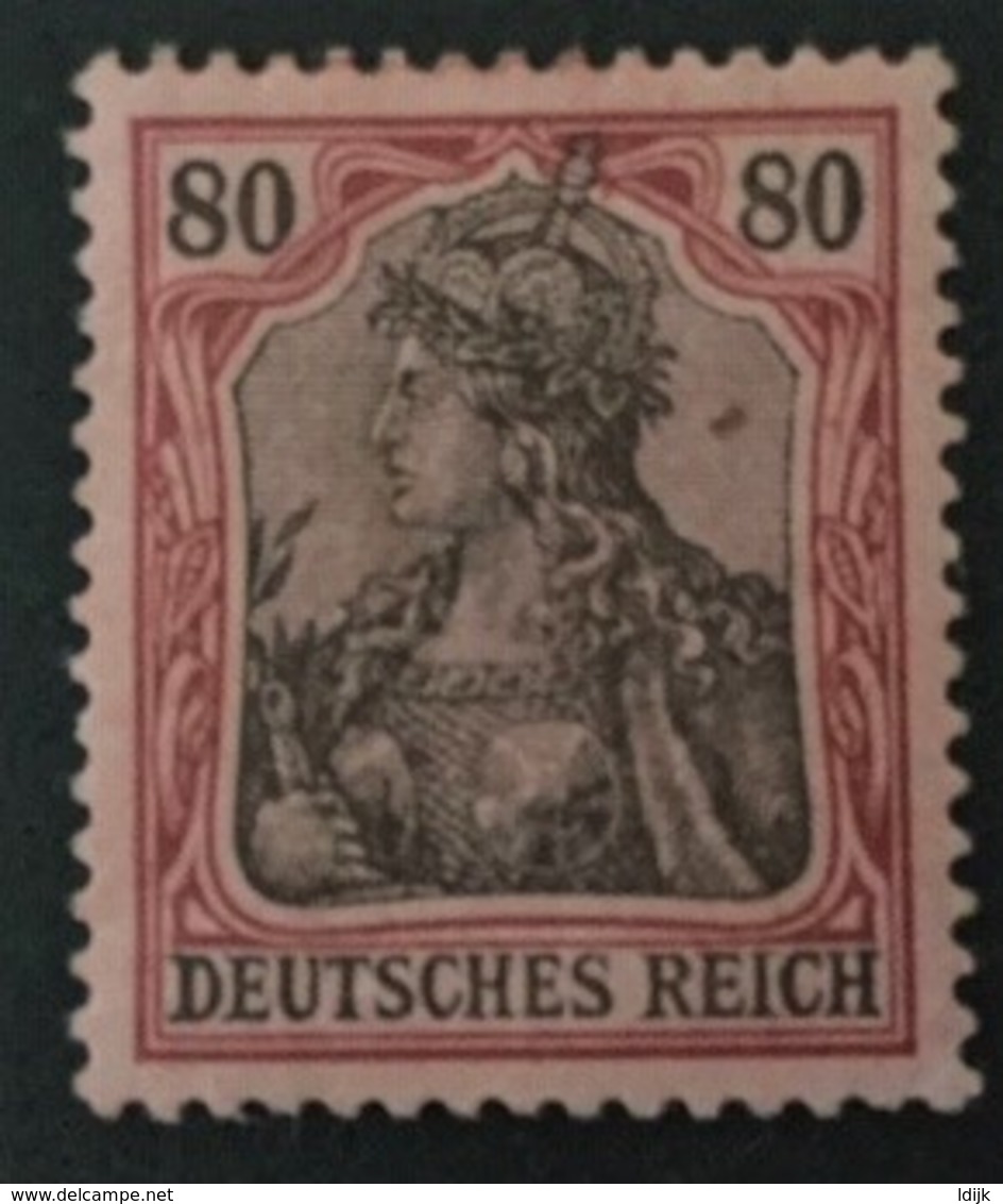 1902 Germania Ohne Wasserzeichen Mi.77*) BPP-geprüft - Ungebraucht