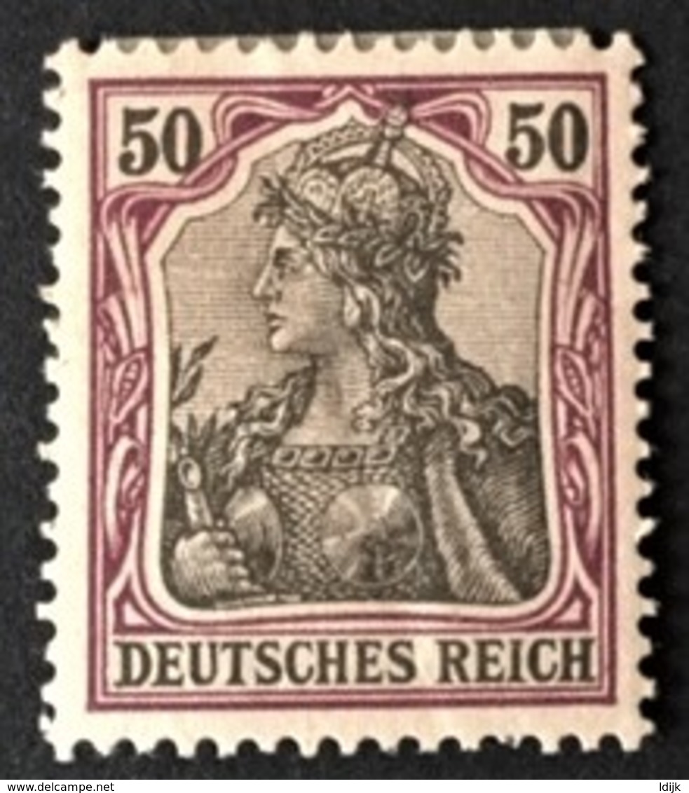 1902 Germania Ohne Wasserzeichen Mi.76*) - Ungebraucht