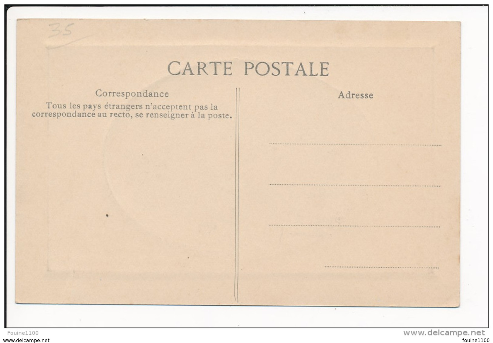 Carte De SAINT MALO En Forme De Médaillon Sans éditeur Prise De La Terrasse Du Casino ( Recto Verso ) - Saint Malo