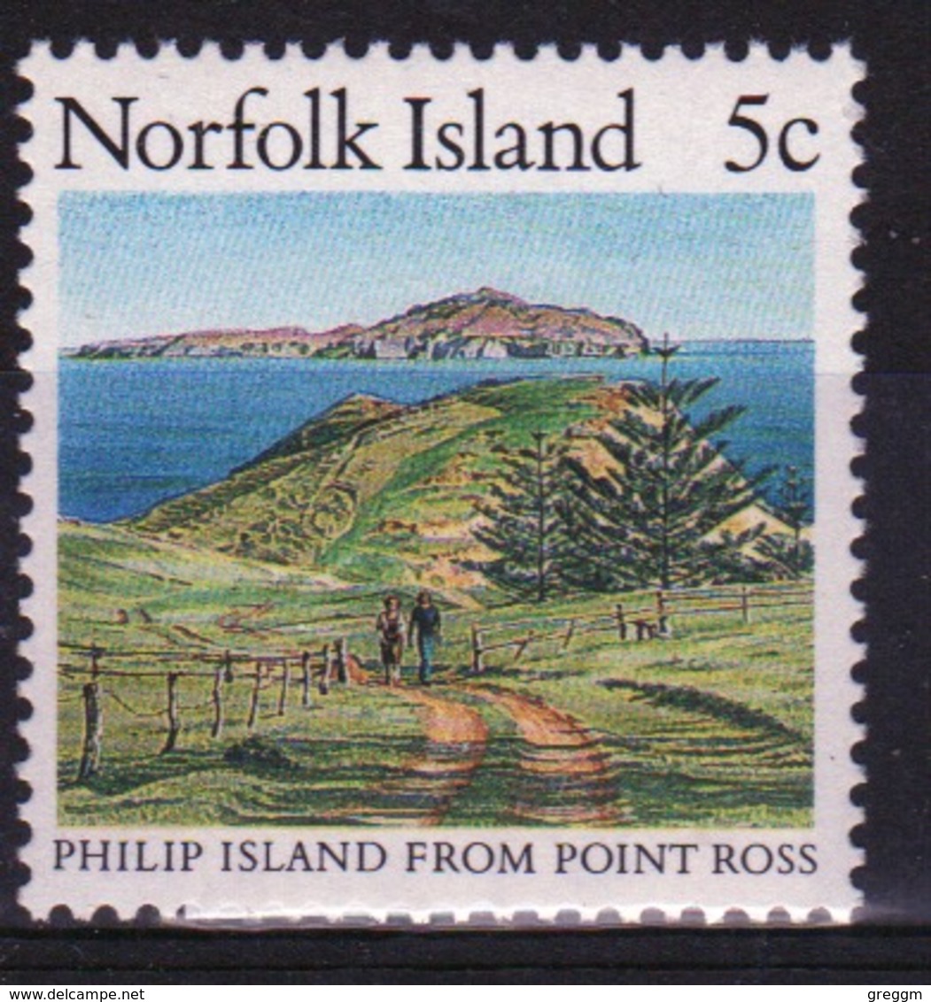 Norfolk Island Single 5c Definitive Stamp From The 1987 Island Scenes. - Norfolk Island