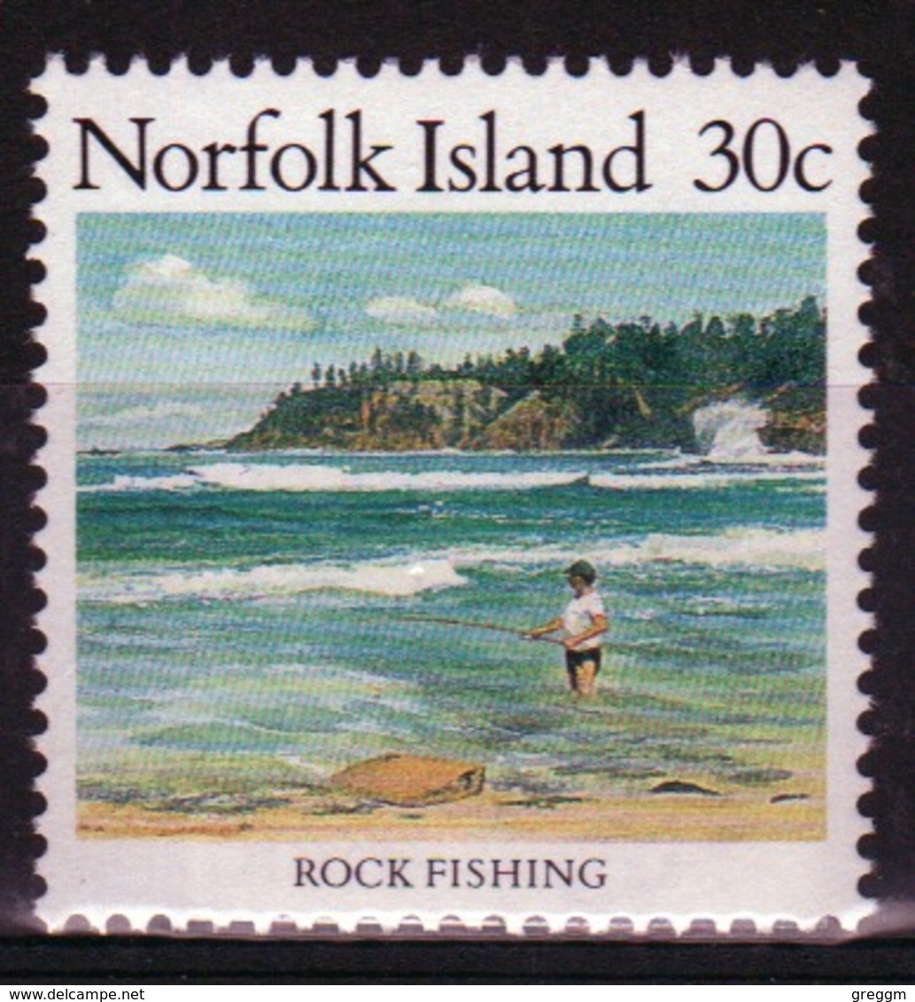 Norfolk Island Single 30c Definitive Stamp From The 1987 Island Scenes. - Norfolk Island