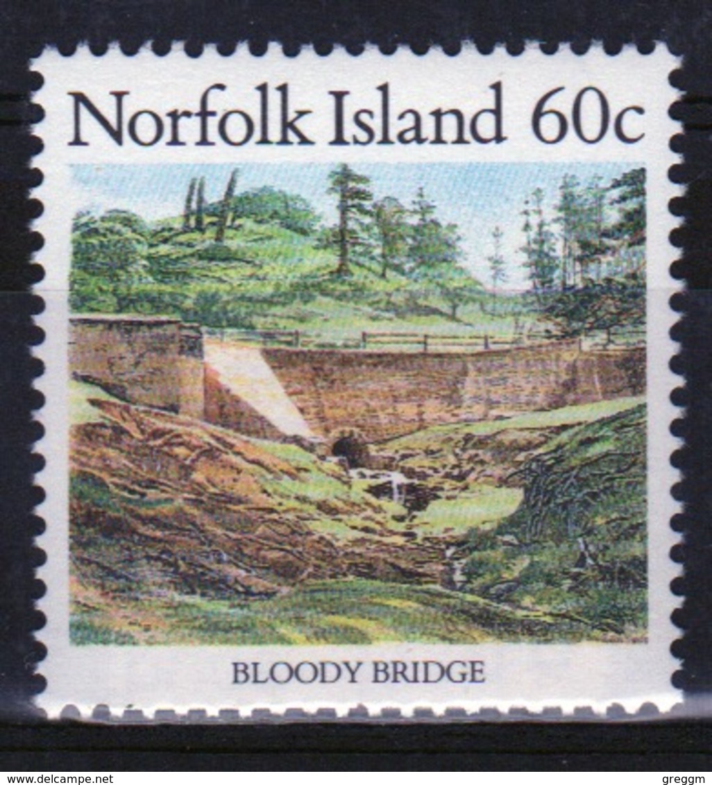 Norfolk Island Single 60c Definitive Stamp From The 1987 Island Scenes. - Norfolk Island