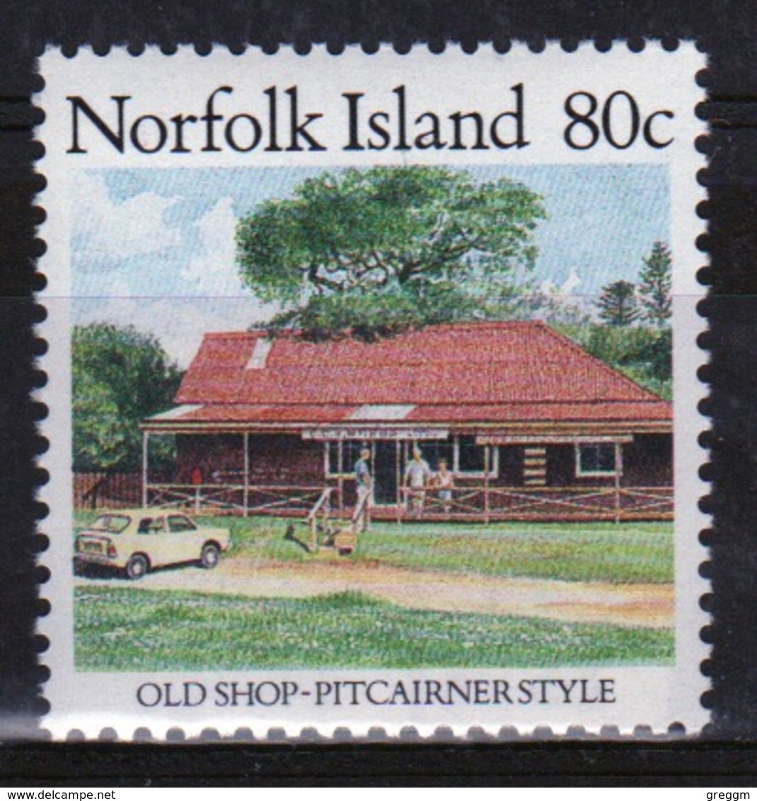 Norfolk Island Single 80c Definitive Stamp From The 1987 Island Scenes. - Norfolk Island
