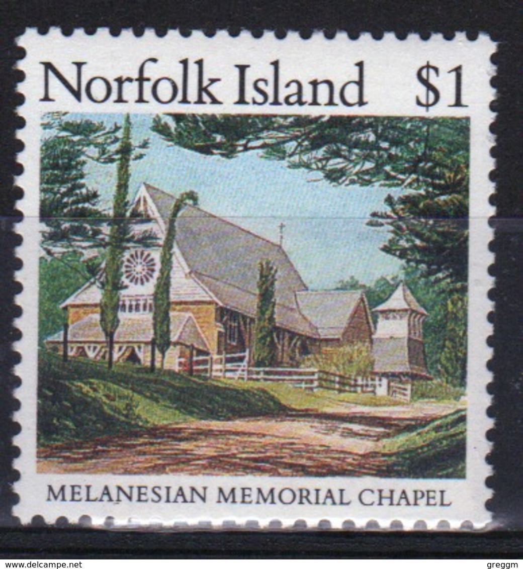 Norfolk Island Single $1 Definitive Stamp From The 1987 Island Scenes. - Norfolk Island