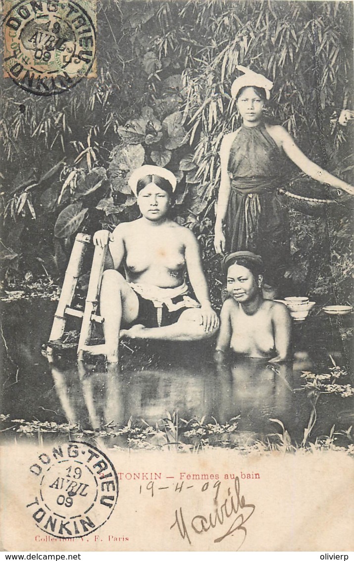 Viet-Nam - Cochinchine - Tonkin - Femmes Au Bain - Vietnam