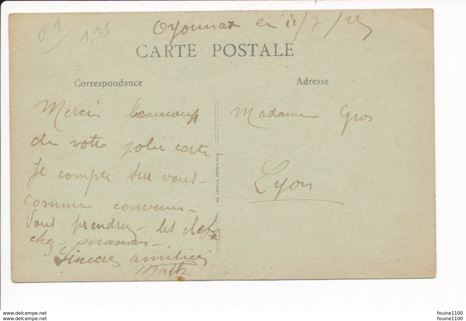 Carte D' OYONNAX  ( L' Ain Illustré )  Porte Monumentale  ( Recto Verso ) - Oyonnax