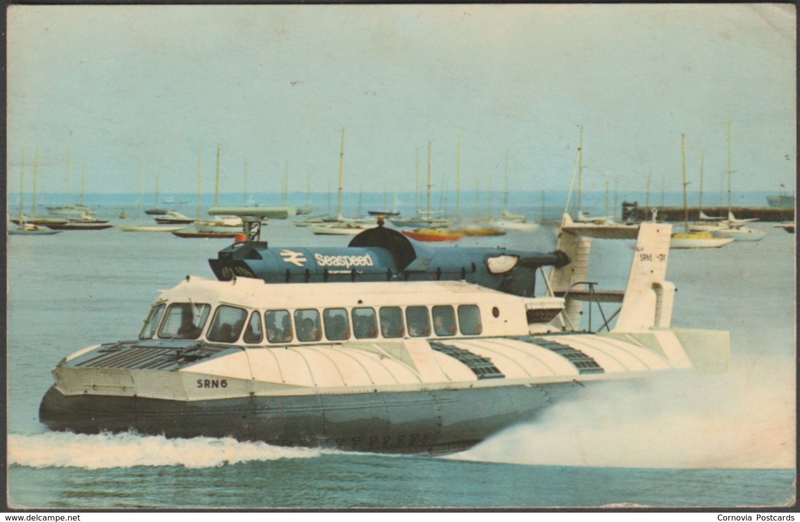 The SR-N6 Seaspeed Hovercraft, 1967 - WJ Nigh Postcard - Hovercrafts