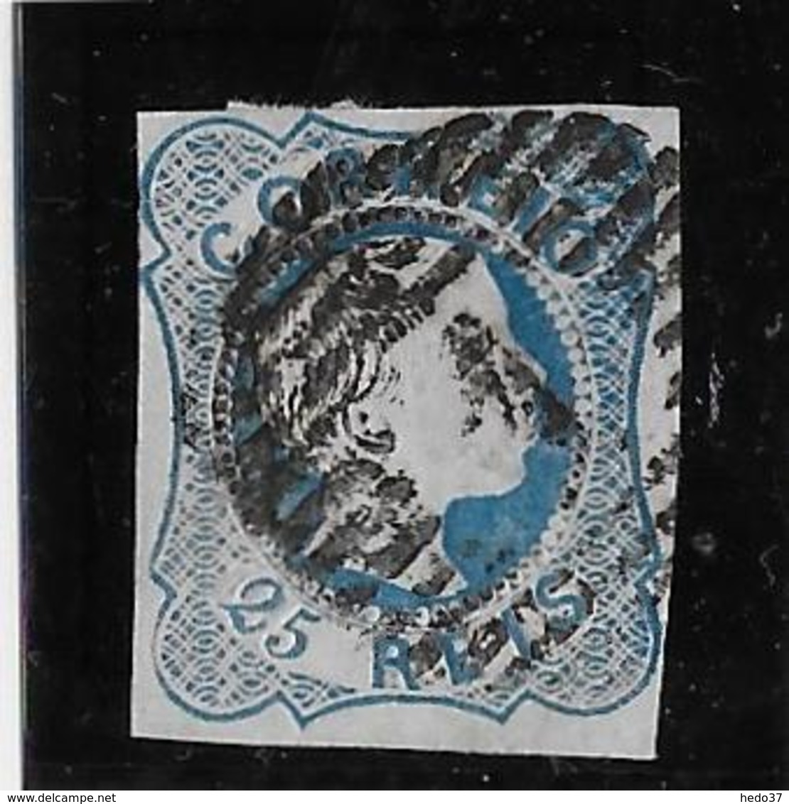 Portugal N°6 - Oblitéré - 1 Trou Vermiculaire Sinon TB - Used Stamps