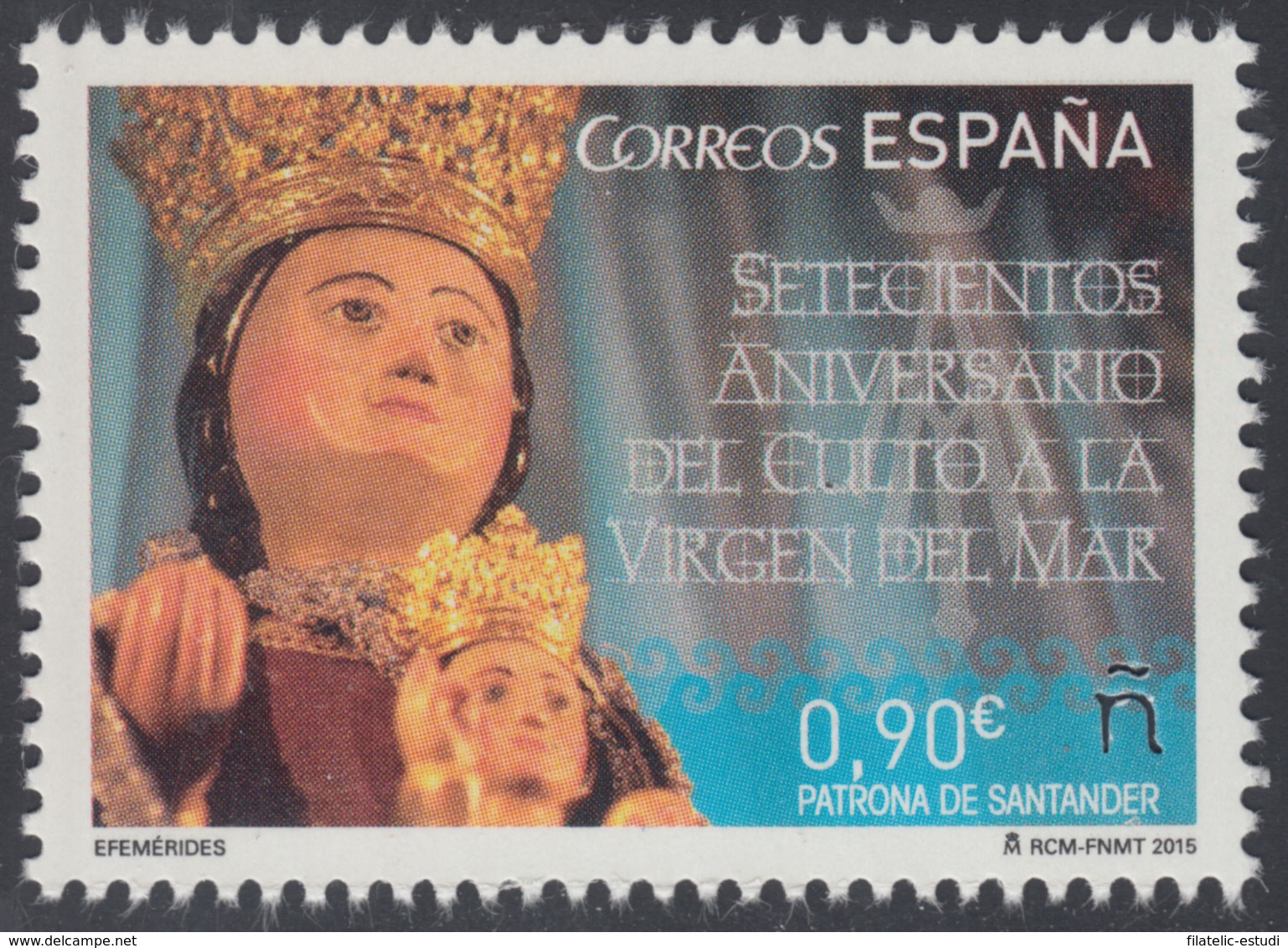 España Spain 4972 2015 700º Aniv. Del Culto A La Virgen Del Mar MNH - Altri & Non Classificati