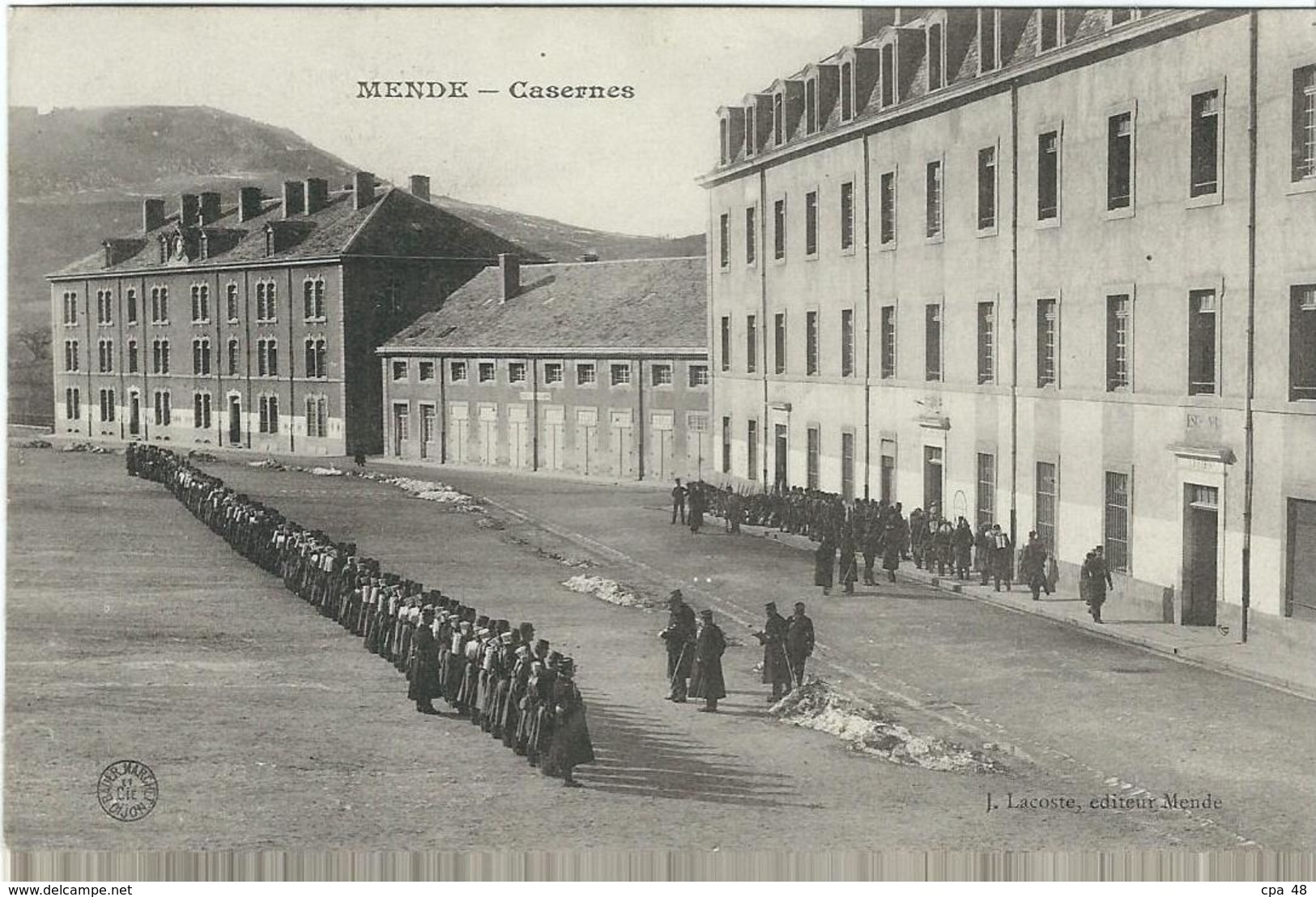 Lozere : Mende, Les Casernes... RARE - Mende