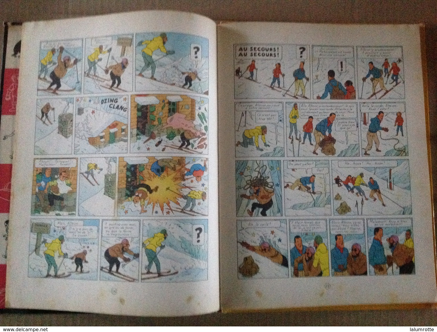 BD. 40. La vallée des cobras, Jo Zette et Jocko Hergé B38.