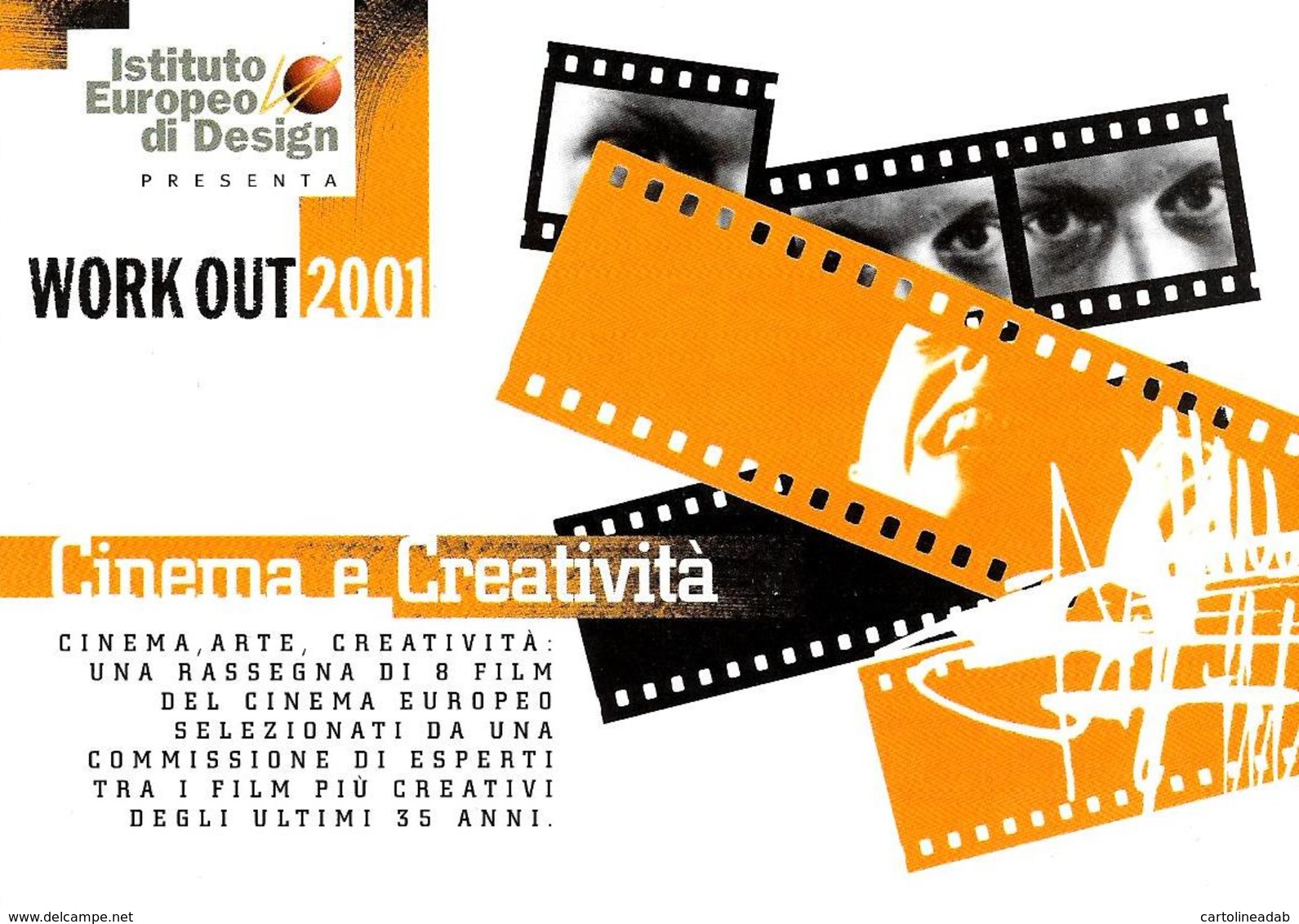 [MD4042] CPM - CINEMA - WORK OUT 2001 - CINEMA E CREATIVITA' - PROMOCARD 2554 - PERFETTA - NV - Altri & Non Classificati