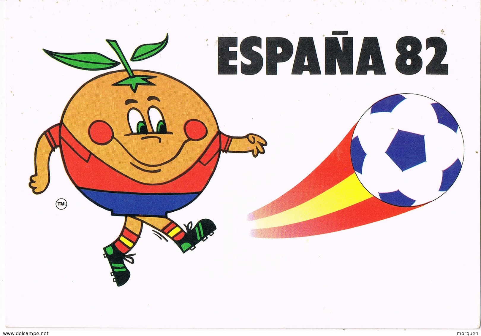 34774. Postal BARCELONA 1981. Barnafil, Montañas Montserrat. 75 Años Mundo Deportivo. FUTBOL - Cartas & Documentos