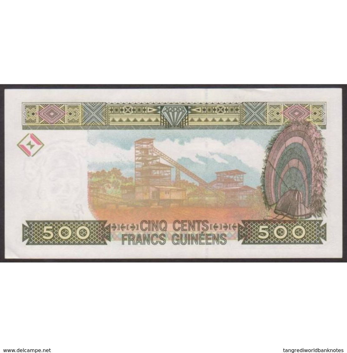 TWN - GUINEA 36b - 500 Francs 1998 Prefix JE UNC - Guinea