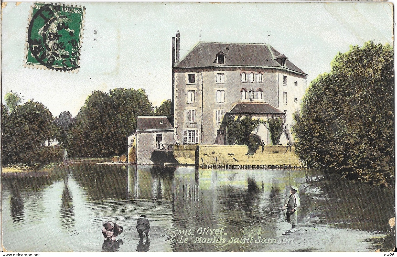 Olivet (Loiret) Le Moulin St Saint Samson - Edition M.P. Carte Aqua-Photo Colorisée N° 3115 - Autres & Non Classés