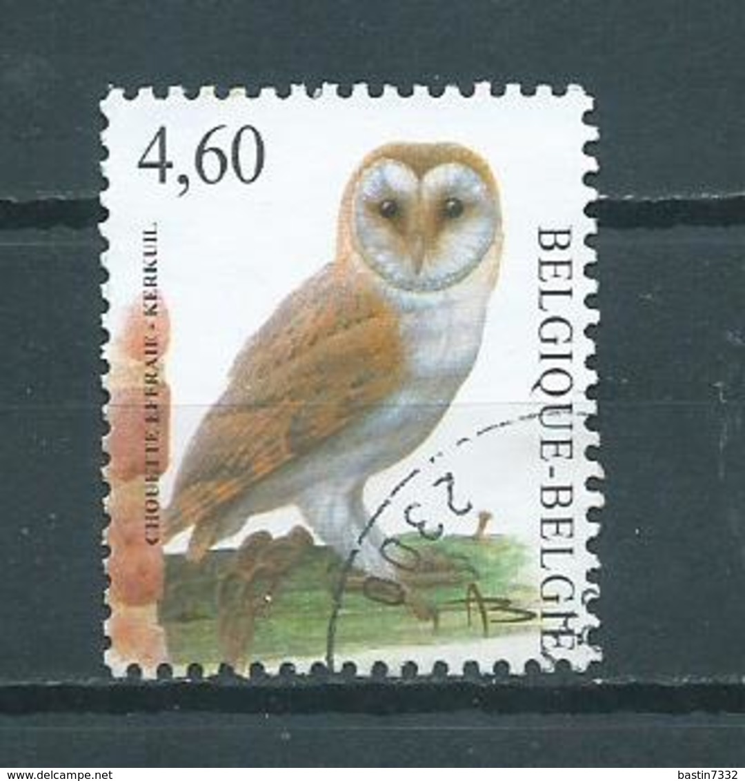 2010 Belgium 4,60 EURO Buzin Birds,oiseaux,vögel,kerkuil Used/gebruikt/oblitere - Gebruikt