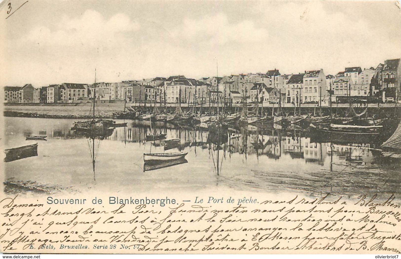 Souvenir De Blankenberghe - Le Port De Pêche - Blankenberge