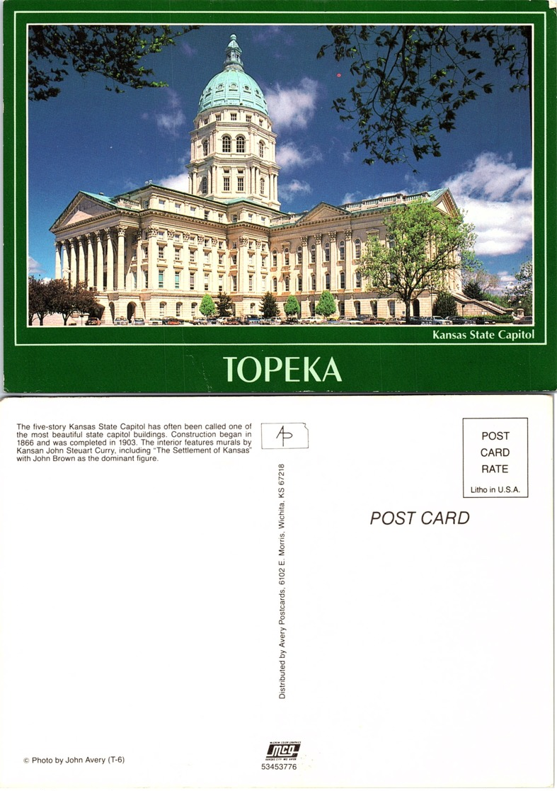 Kansas State Capitol, Topeka, Kansas - Topeka