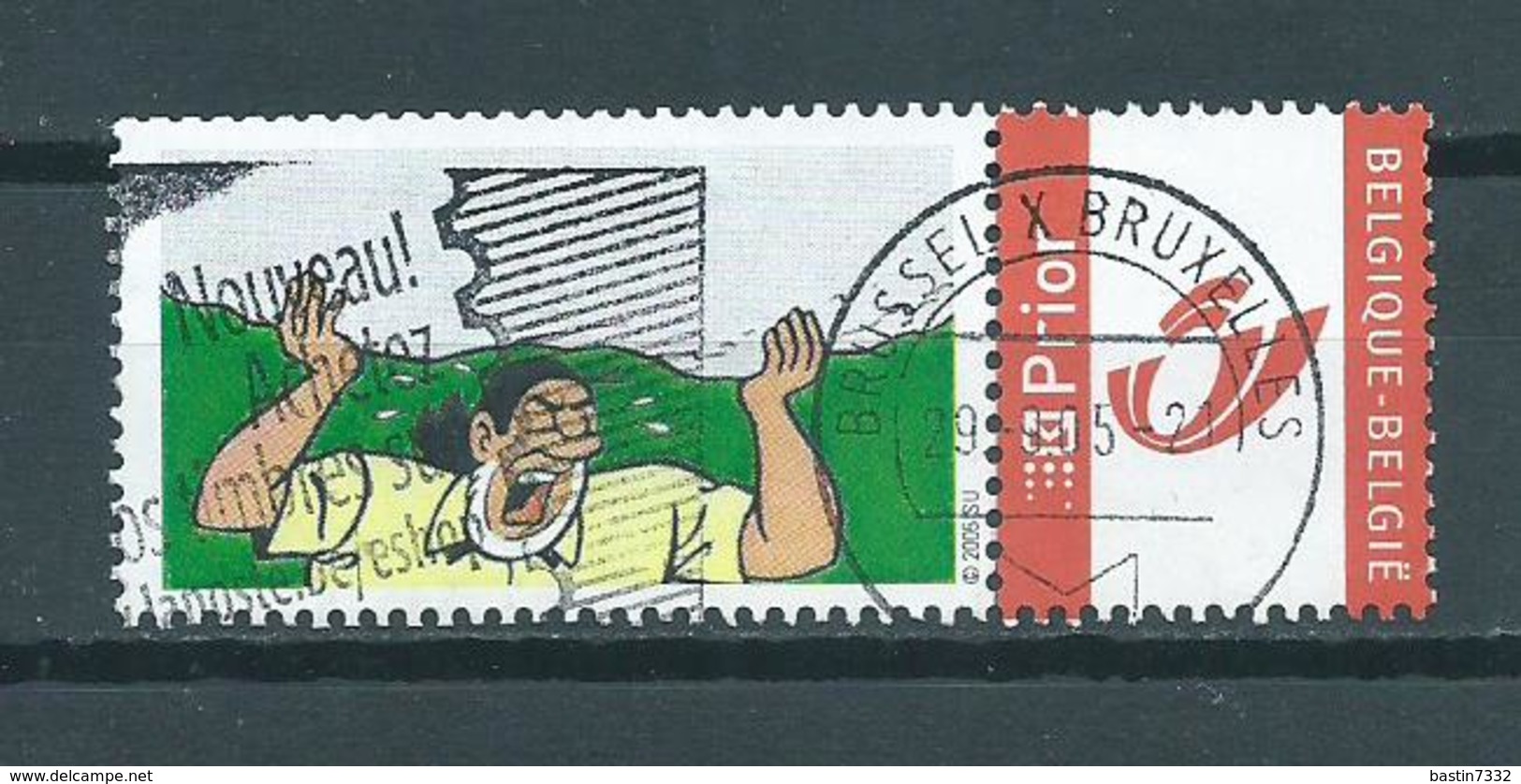 2003 Belgium Persoonlijke Postzegels+tab Kuifje,strips,comics Used/gebruikt/oblitere - Autres & Non Classés