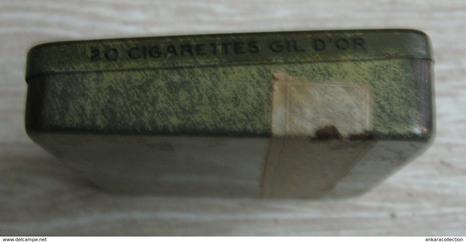 AC - WALDORF ASTORIA GIL D'OR CIGARETTE - TOBACCO EMPTY VINTAGE TIN BOX - Contenitori Di Tabacco (vuoti)