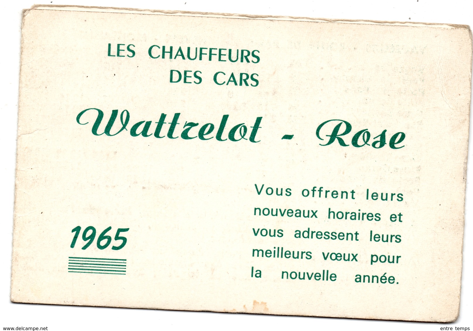 Imphy Autocar Mercedes Wattrelot-Rose 1965 - Petit Format : 1961-70