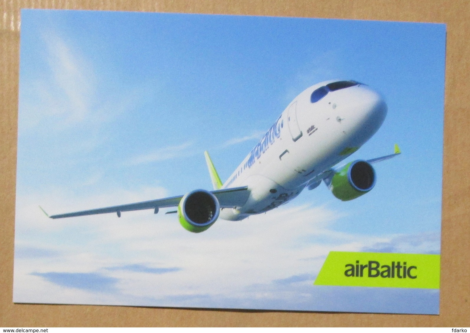 Air Baltic Airlines Airbus A220-300 Airplane AirBaltic Lettonia ISSUE - 1946-....: Modern Tijdperk