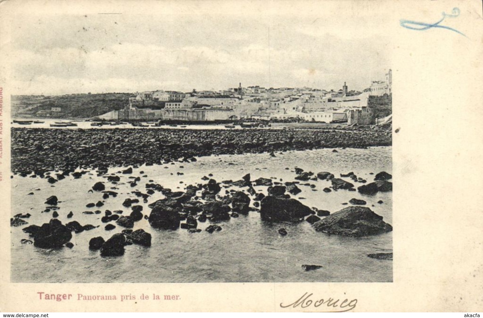 CPA MAROC TANGER - Panorama Pris De La Mer (92935) - Tanger
