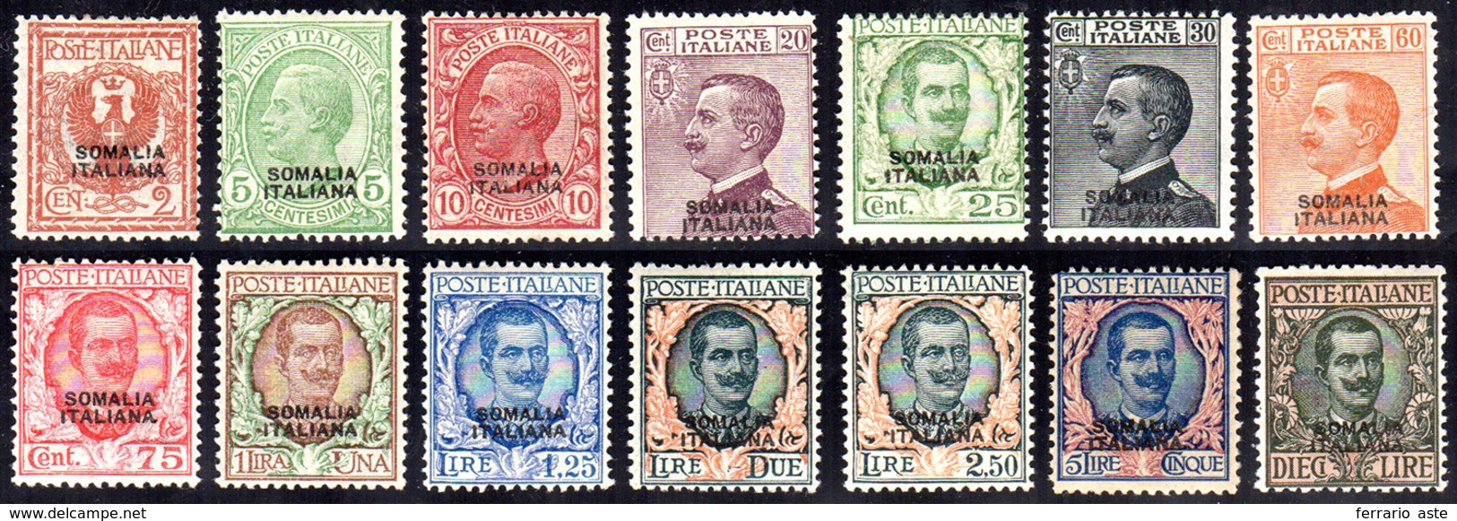 1926/30 - Soprastampati (92/104), Gomma Integra, Perfetti. Sorani Per Il 75 Cent.... - Somalia