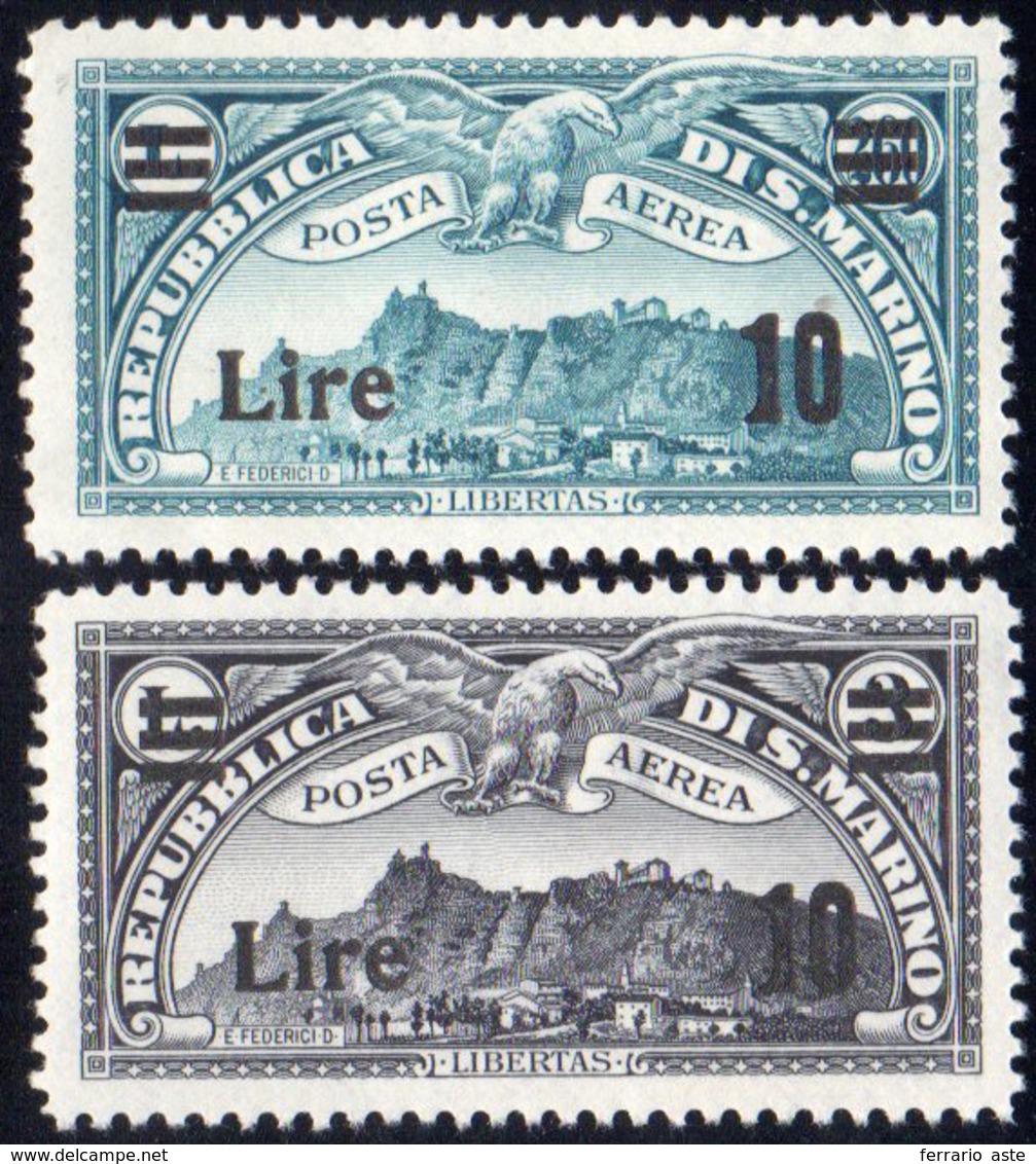 1942 - 10 Su 2,60 Lire, 10 Su 3 Lire (19/20), Gomma Integra, Perfetti.... - Spoorwegzegels