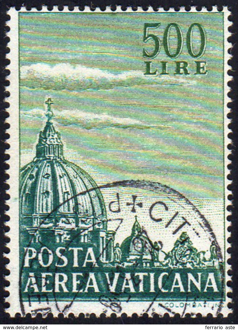 1958 - 500 Lire Cupolone, Dent. 14 A Pettine (33/I), Usato, Perfetto. Raro!... - Autres & Non Classés