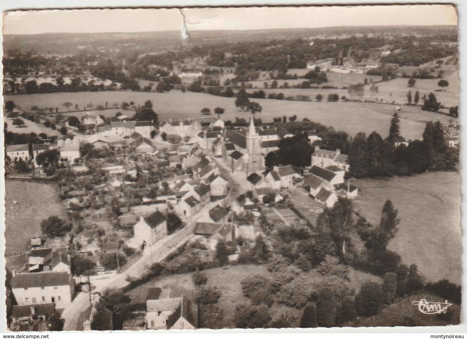 Ille  Et  Vilaine : ERCE  Prés  Liffré :  Vue  Aérienne  1958 - Sonstige & Ohne Zuordnung