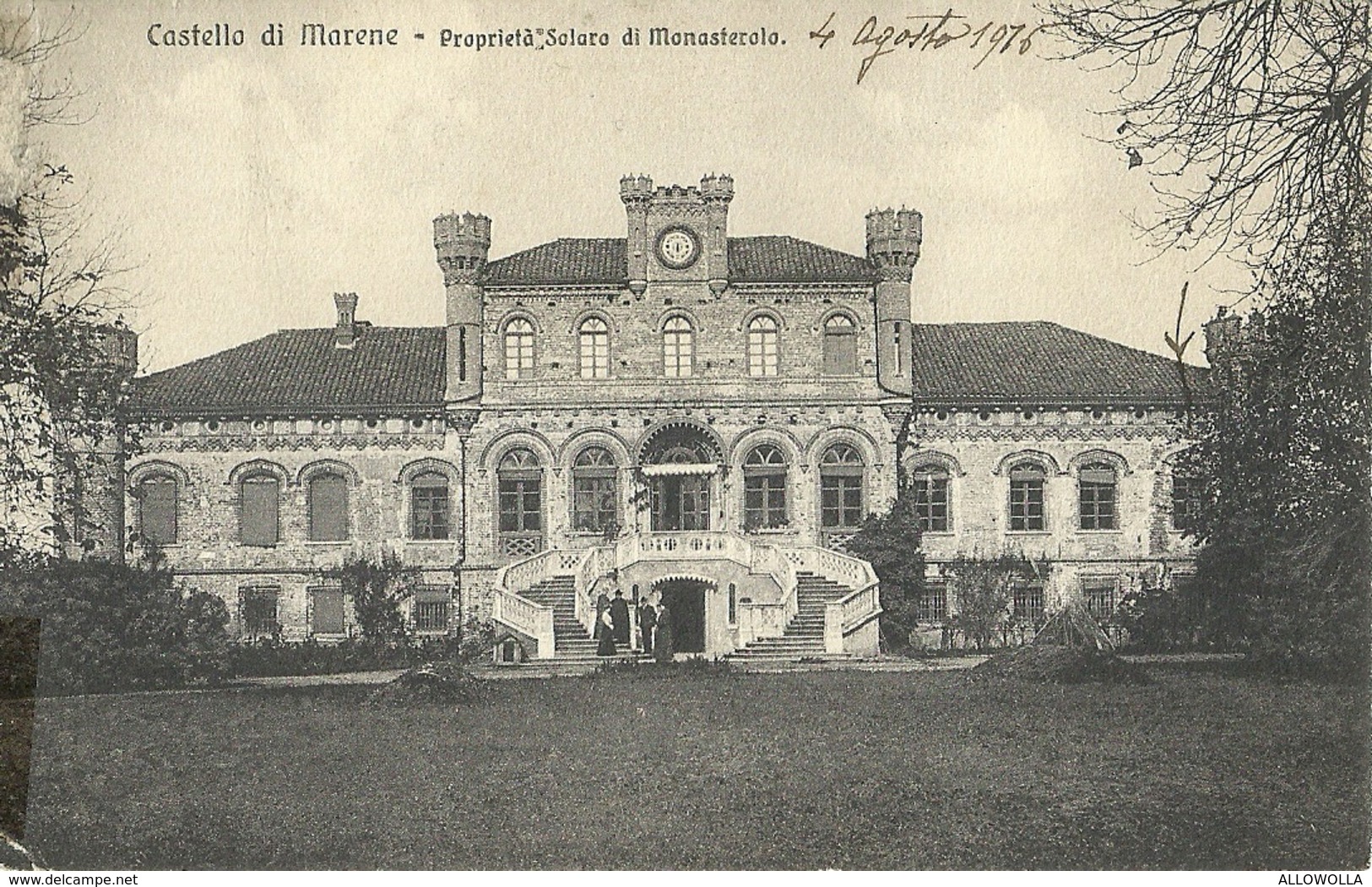 6029 " CASTELLO DI MARENE-PROPRIETA' SOLARO DI MONASTEROLO "-CART. POST. ORIG. SPEDITA 1916 - Other & Unclassified