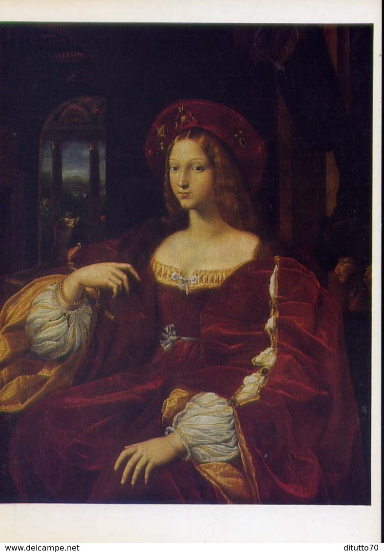 Sanzio Raphael - Jeanne Of Aragon - Musee Lovre - Formato Grande Non Viaggiata – E 14 - Musei