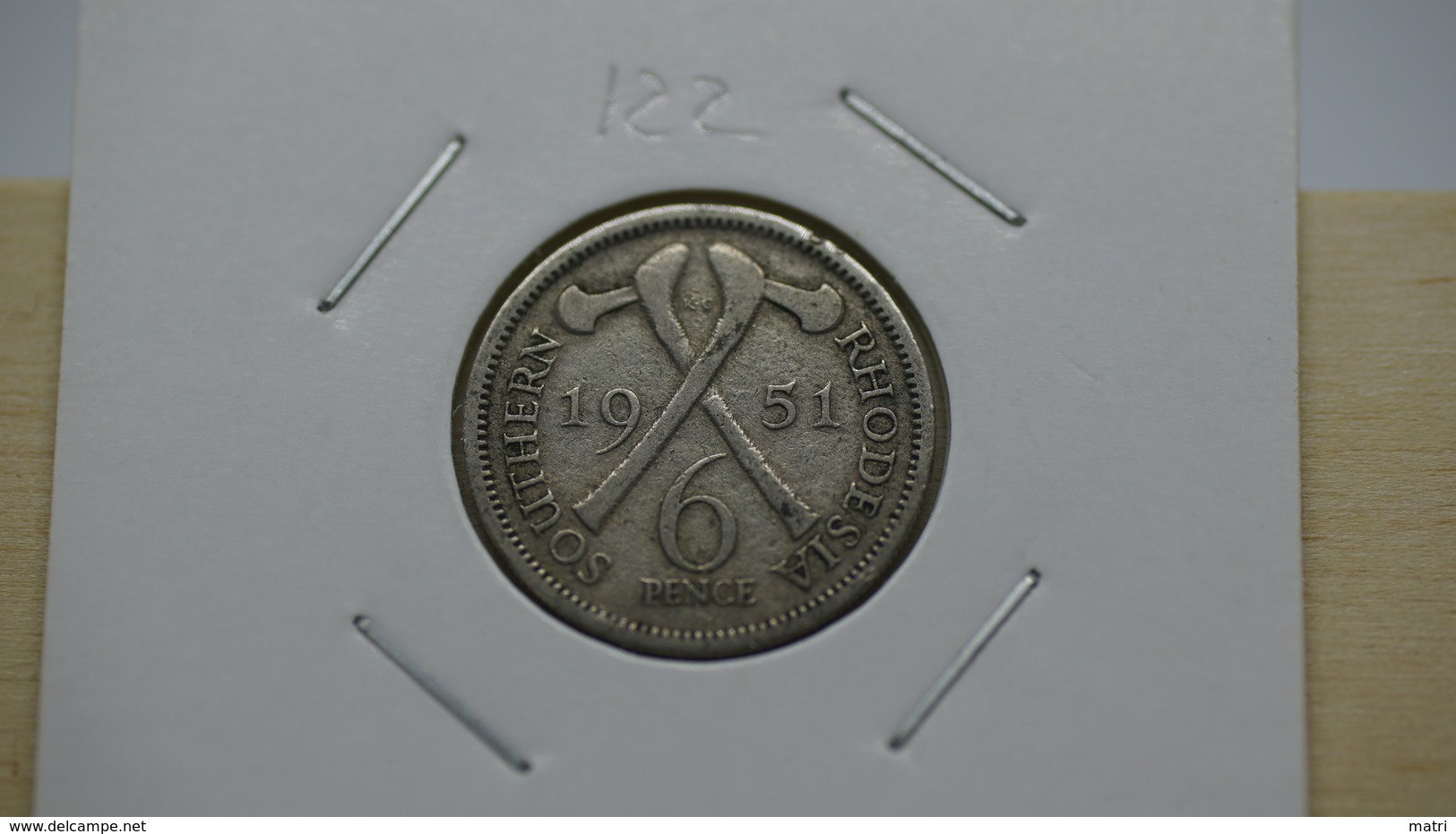 Southern Rhodesia 6 Pence 1951 Km#21 - Rhodesien