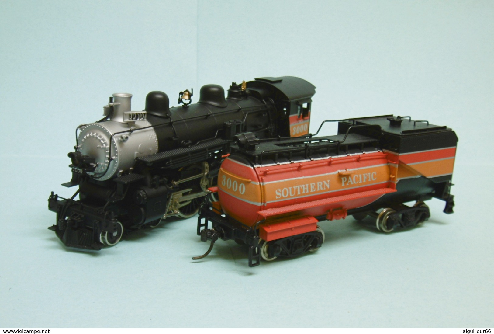 Westside / Mizuno - VAPEUR US 4-4-2 A6 N°3000 SOUTHERN PACIFIC Laiton Brass HO 1/87 - Locomotive