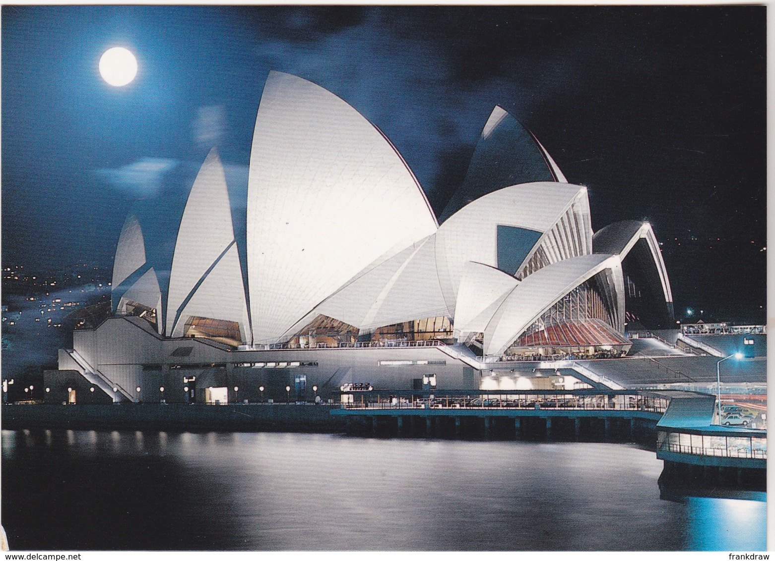 Postcard - The Moon And Sydney Opera House - Card No. 220 - VG - Zonder Classificatie