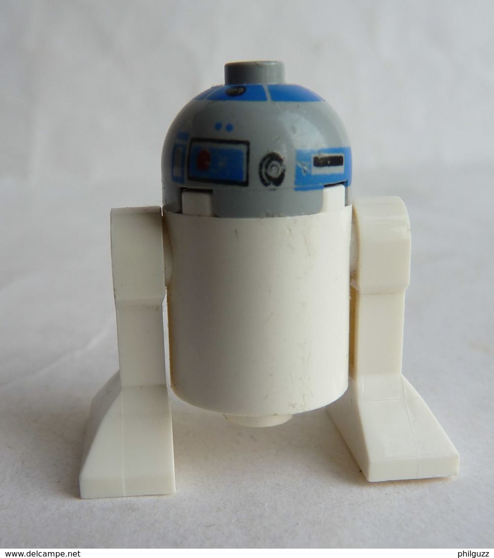 FIGURINE LEGO STAR WARS -  R2-D2 LIGHT BLUISH GREY HEAD  - MINI FIGURE 2008 à 2013 Légo - Figuren