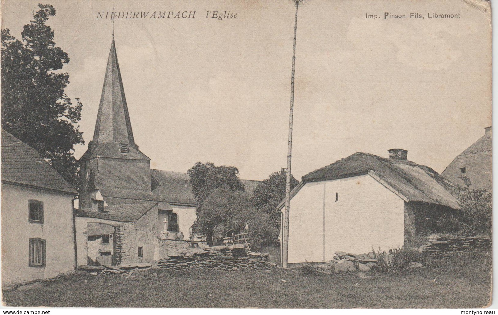 Luxembourg :    NIEDERWAMPACH  : L  église  (  Destinée  à  Caen ) - Autres & Non Classés