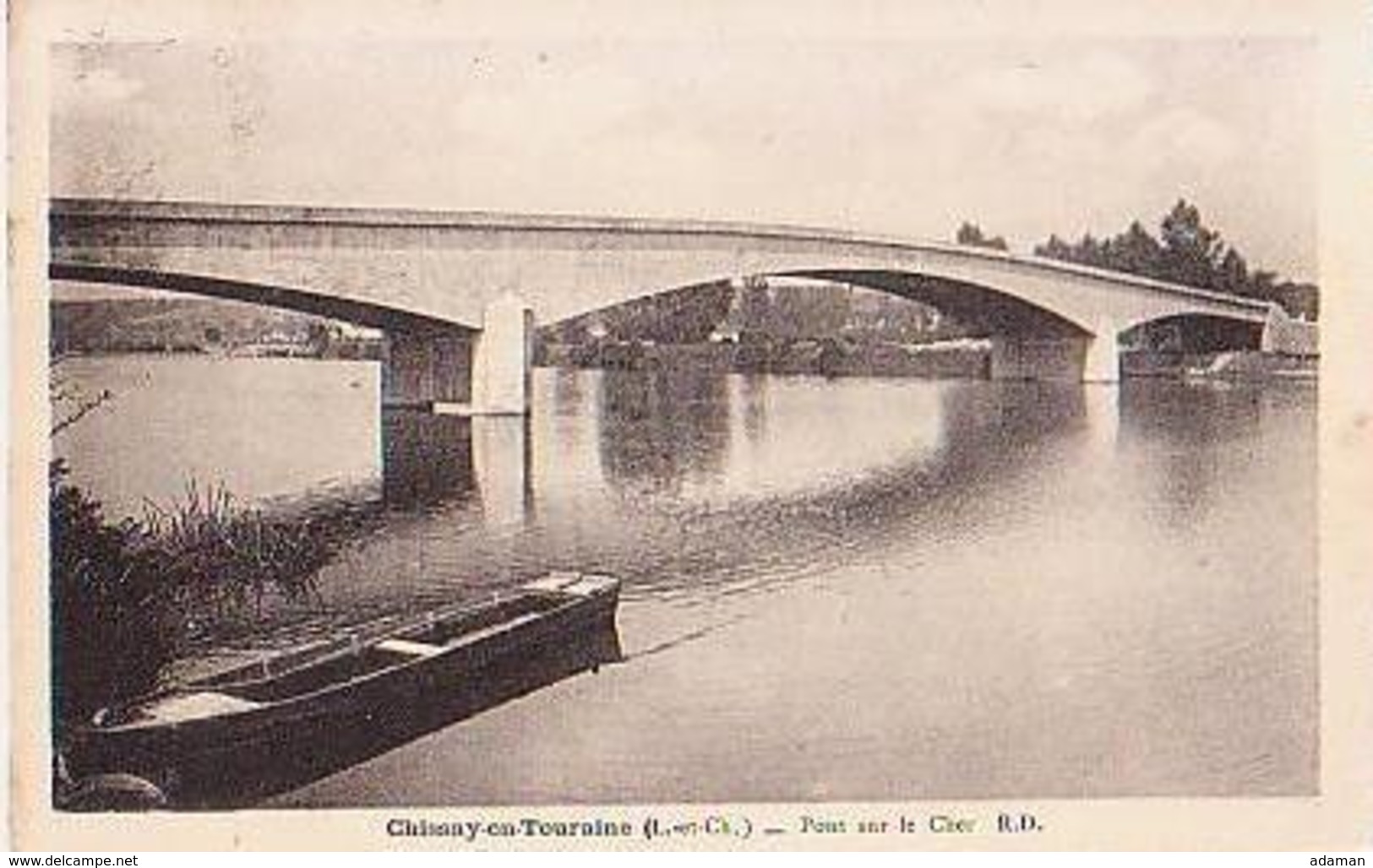 Chissay En Touraine   567         Pont Sur Le Cher  ( Cachet Daguin ) - Other & Unclassified