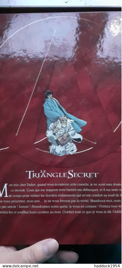 Le Triangle Secret Tome 1 Le Testament Du Fou DIDIER CONVARD Glénat 2000 - Triangle Secret, Le