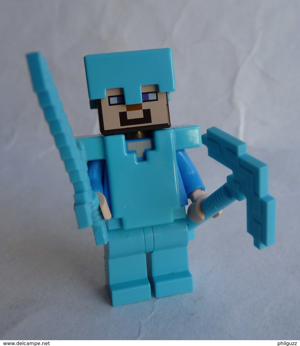 FIGURINE LEGO MINECRAFT - STEVE AMOR SET  - MINI FIGURE 2017 Légo - Figuren