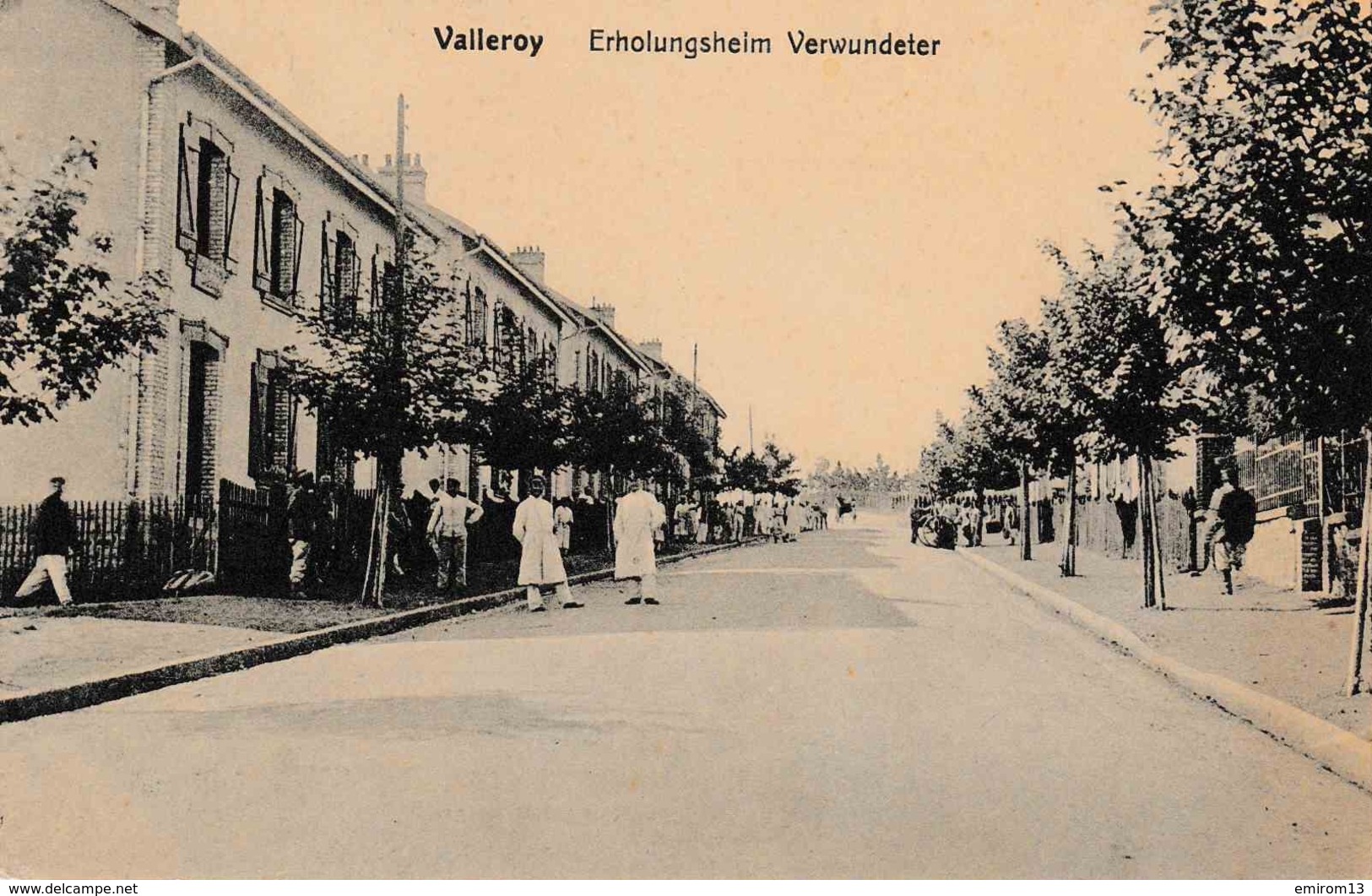 54 Valleroy La Maison Des Blessés Allemands Carte Allemande 1917 - Otros & Sin Clasificación