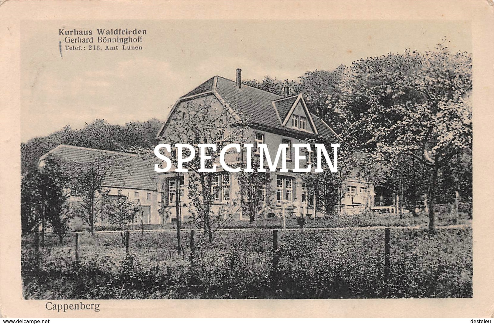 Kurhaus Waldfrieden Gerhard Bönninghoff -  Cappenberg - Unna