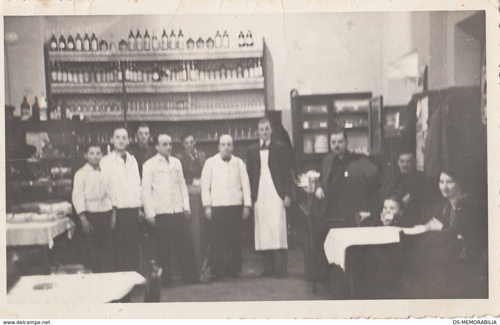 Kosovo Pristina - Restaurant Interior Foto Becirovic Cca.1930 - Kosovo