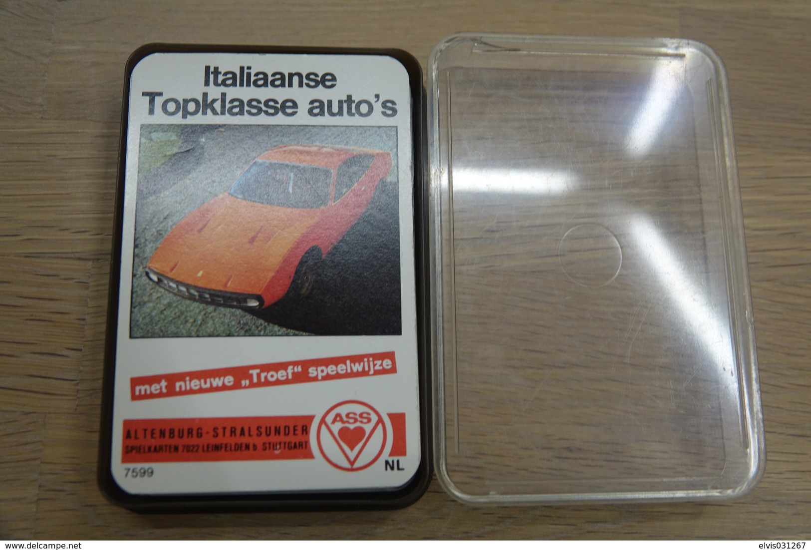 Speelkaarten - Kwartet, Italiaanse Topklasse Auto's, ASS, *** - Vintage - Kartenspiele (traditionell)