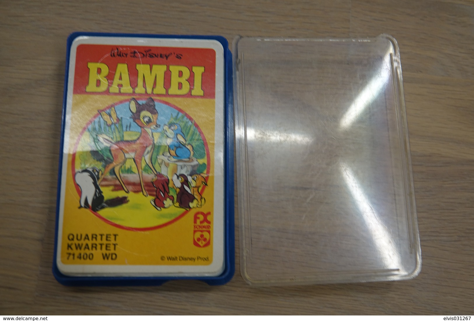Speelkaarten - Kwartet, Bambi, Nr 71400, Schmid , *** - - Cartes à Jouer Classiques