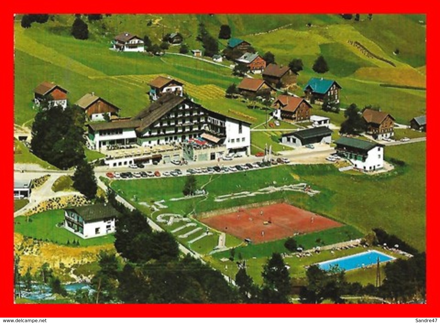 CPSM/gf BRAND (Autriche)  Hotel  "Scesaplana" Mit Schwimmbad, Minigolf-und Tennisplatz...K244 - Brandertal